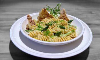 Fusilli mit Spargel und Parmensan