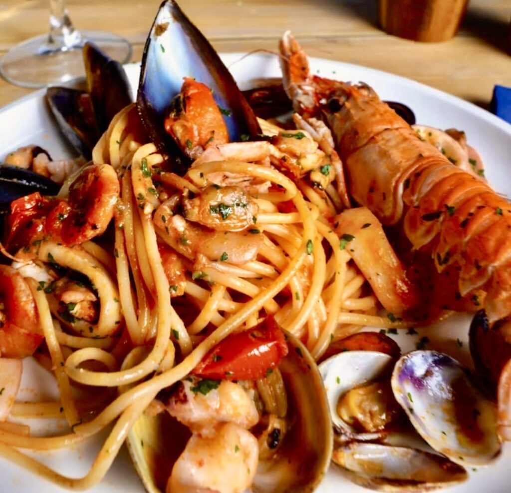 Linguine mit Meeresfrüchten - Die Pfanne von harecker.de