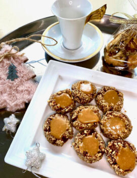 Toffee-Busserl mit leckeren Sahne-Toffees als leckeres Weihnachtsgebäck