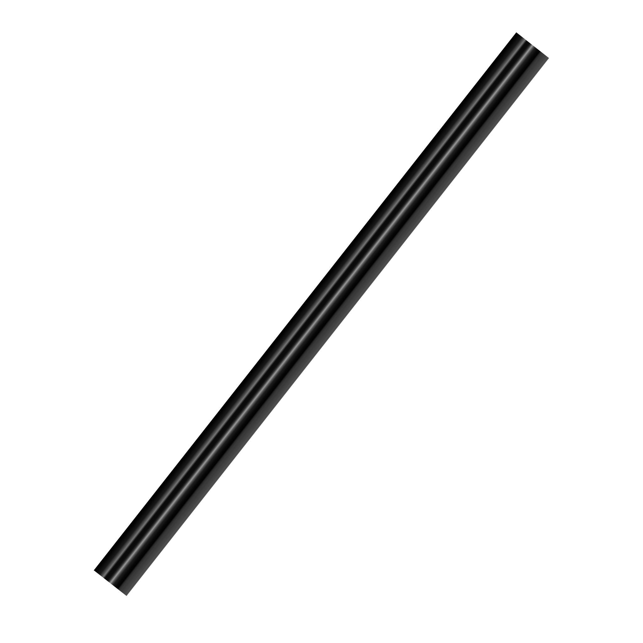Schwarze Dauerbackfolie als glatte, flexible Rolle für den Küchengebrauch.