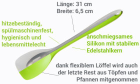 Flexl&ouml;ffel L 30 cm anthrazit
