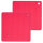 Waben-Untersetzer-quadratisch 19 cm 2er Set pink