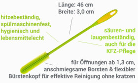 Flaschenb&uuml;rste Slim 46 cm lila