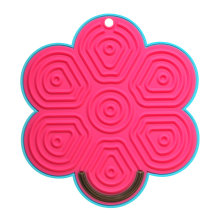 Scrubby Plus Blume t&uuml;rkis-pink