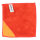 Microfasertuch 18 x 18 cm rot-orange